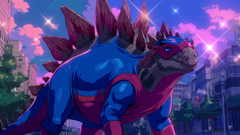 Cover illustration for Dino-Light