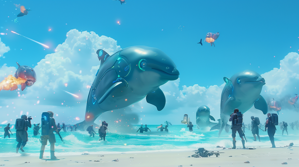 Cover illustration for Invasion by Sunlight