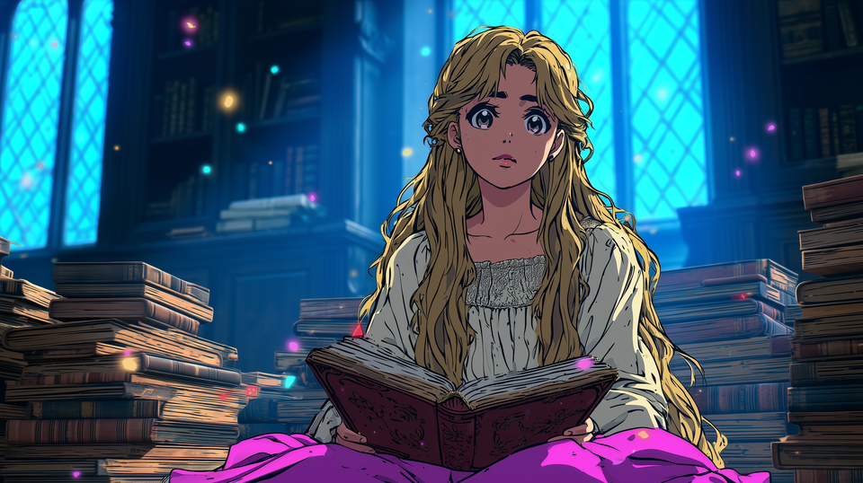 Cover illustration for Princess. Process.