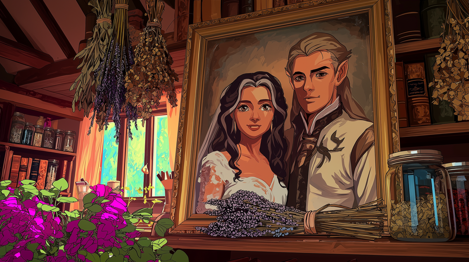 Cover illustration for Witch. Wed.